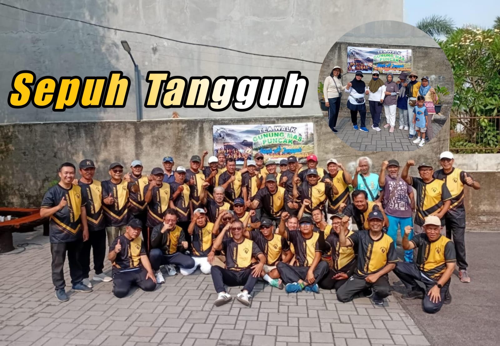 Semangat Tanpa Batas, Komunitas Sepuh Tangguh Gelar Jalan Sehat dan Silaturahmi di Villa Dago Pamulang